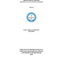 PENGARUH CONTENT MARKETING DAN AFFLIATE MARKETING TERHADAP MINAT BELI FASHION PADA MEDIA SOSIAL TIKTOK<br /><br />
(Studi Kasus Generasi Z di Kota Prabumulih)